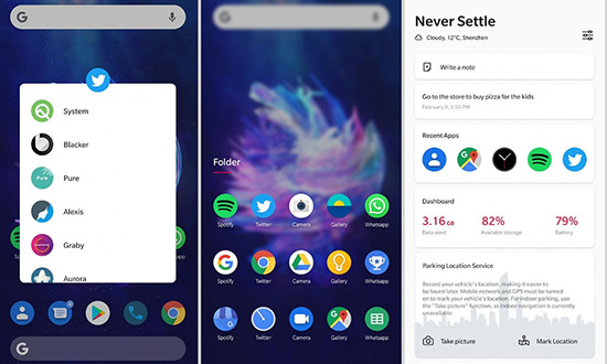 Thiết kế của OxygenOS