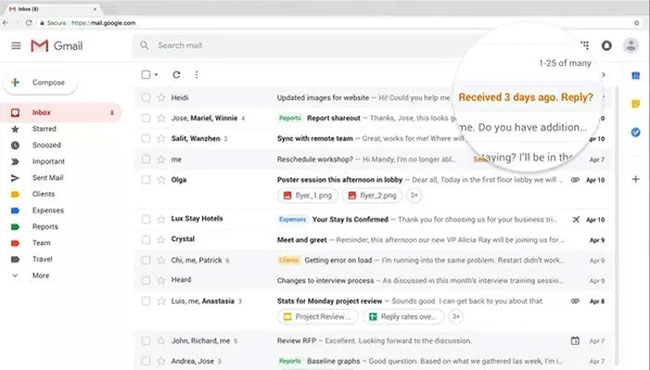 Gmail có tính năng quản lý spam rất thông minh