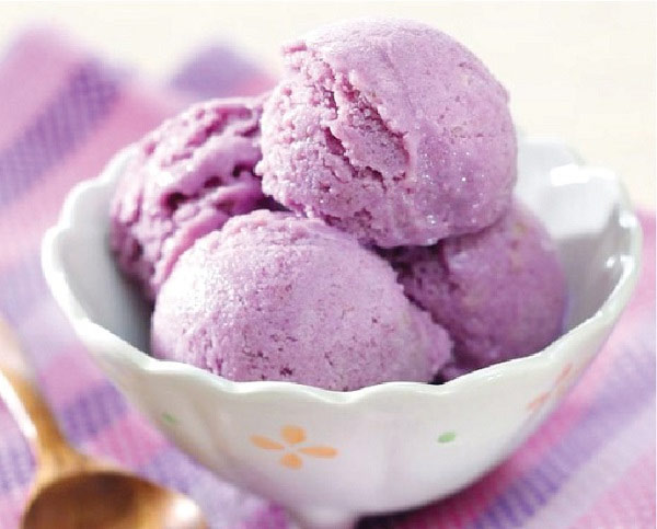 Kem khoai lang tím
