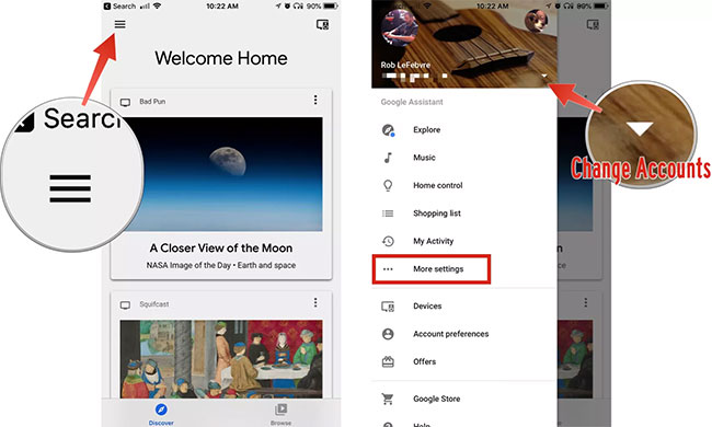 Kết nối Chromecast với Google Home