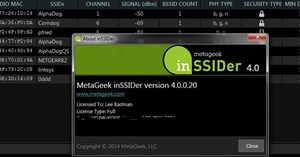 Giới thiệu về phần mềm inSSIDer