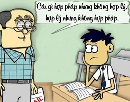 Cái gì hợp lý nhưng không hợp pháp?