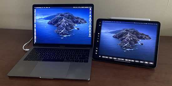 Chế độ Sidecar trên macOS Catalina