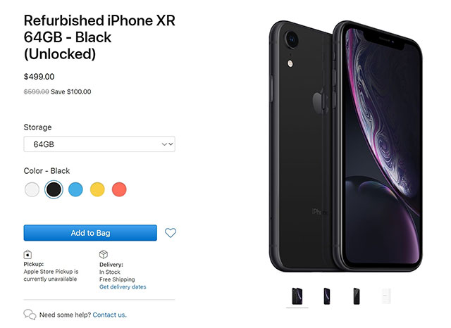iPhone XR Refurbished