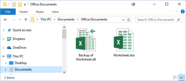 Thiết lập tính năng AutoSave trong Office 2016