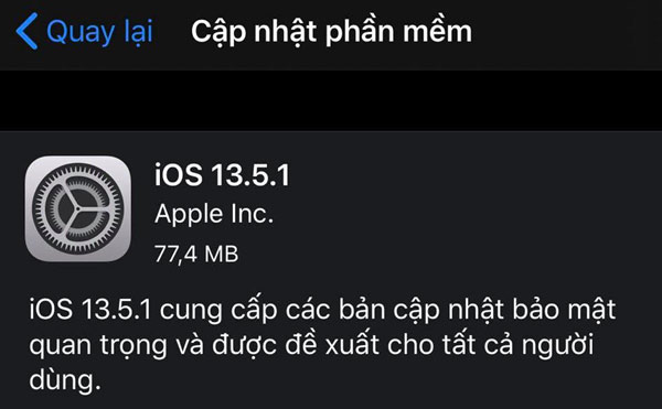 iOS 13.5.1