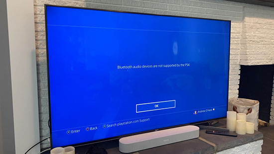 Các thiết bị Bluetooth không thể kết nối trực tiếp với PS4