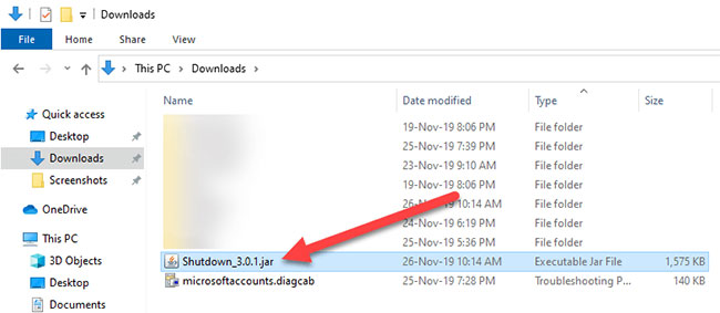 Nhấp đúp vào file .jar