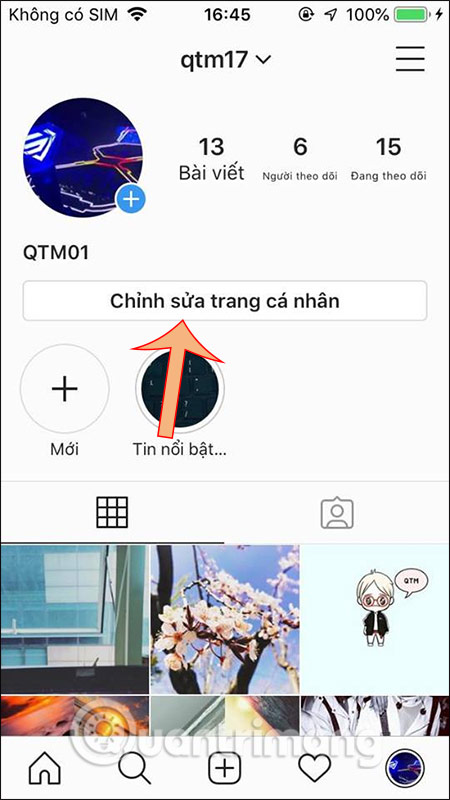 Cách đổi tên đăng nhập và tên hiển thị Instagram - QuanTriMang.com
