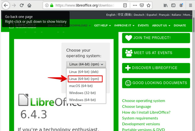Cách cài đặt phiên bản LibreOffice mới nhất trên CentOS 8