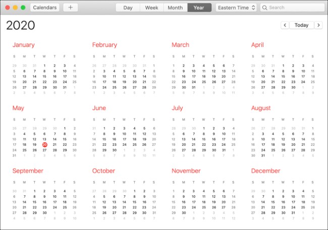 Calendar giúp bạn quản lý lịch hẹn cũng như các việc cần làm