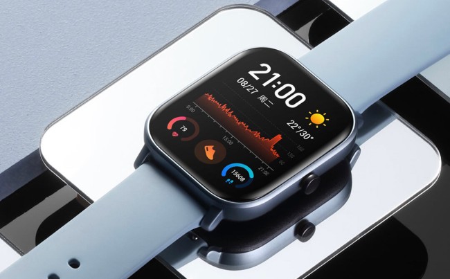 Amazfit GTS có thiết kế thanh lịch, hao hao giống Apple Watch