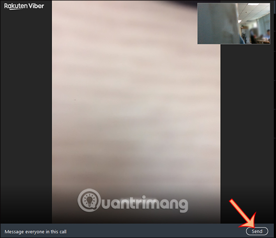 Quay về giao diện nhắn tin