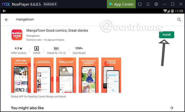 mangatoon cho máy tính