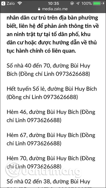 Số điện thoại Cảnh sát