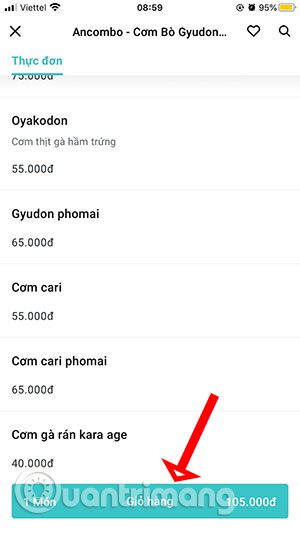 đặt đồ ăn baemin