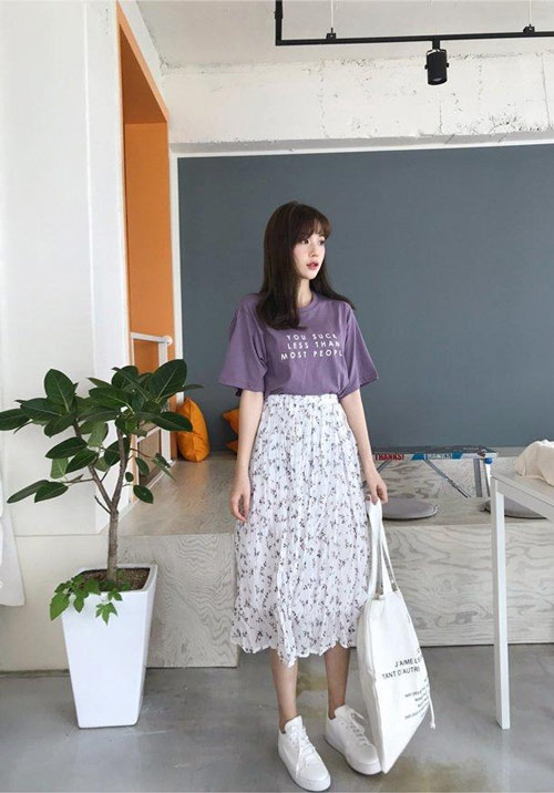 Phối đồ với màu tím
