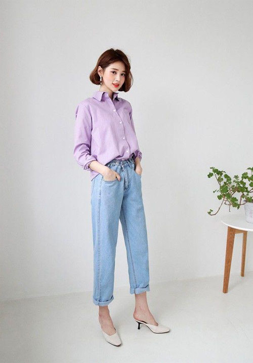 Màu nào hợp với tím lilac