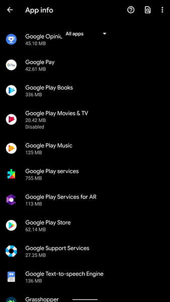 Chọn Google Play Store