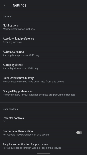 Clear local search history