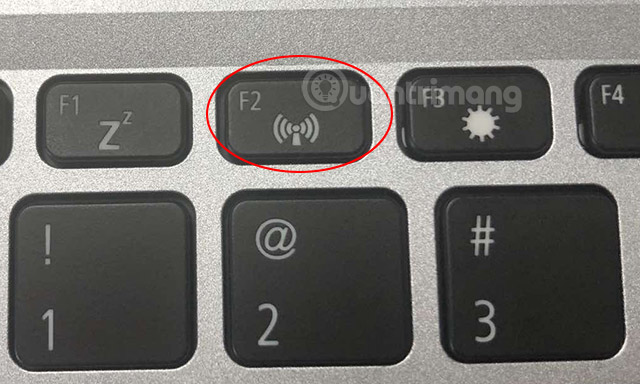 Phím bật/tắt nhanh Wifi trên bàn phím