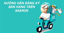Cách đăng ký bán hàng trên Baemin