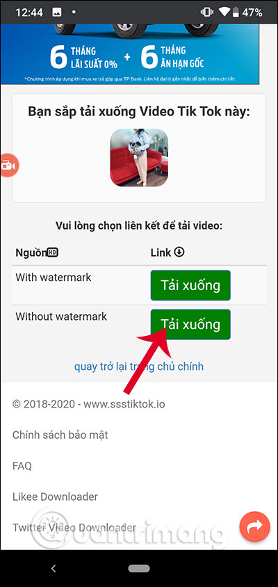 Cách tải video TikTok không có logo - Ảnh minh hoạ 10