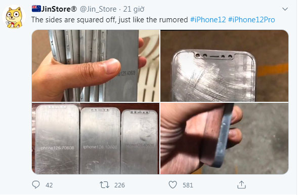 Thông tin chia sẻ bởi tài khoản Twitter @Jin_Store