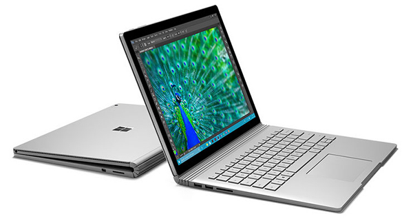 Thiết kế bên ngoài không có gì khác biệt với Surface Book 2