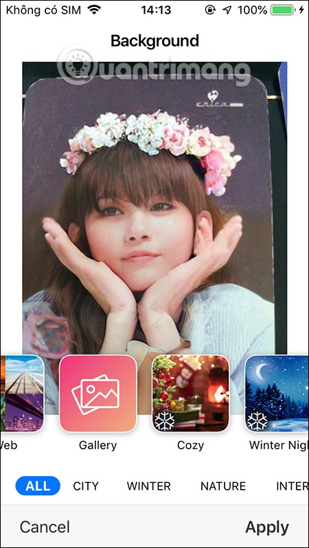Thay background