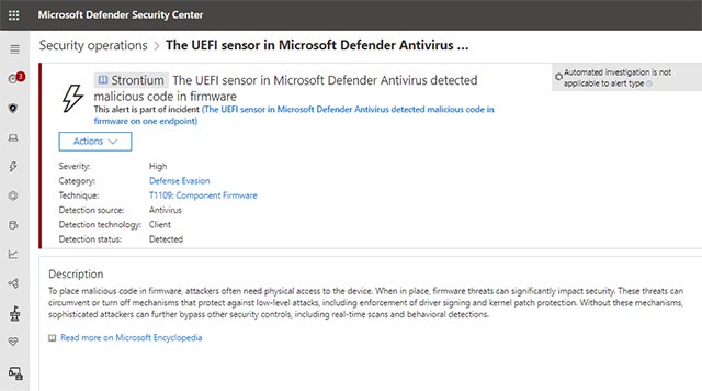 UEFI scanner