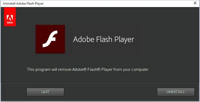 Người dùng nên sớm gỡ cài đặt Flash Player