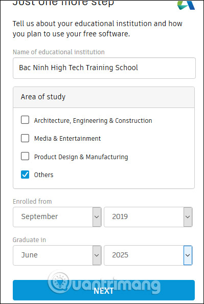 Thông tin trường