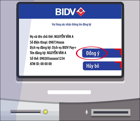 Hướng dẫn rút tiền ATM BIDV không cần thẻ