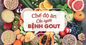 Chế độ ăn cho người bị gout: Ăn gì, kiêng gì để điều trị hiệu quả?