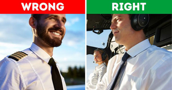 Tại sao phi công không được để râu?