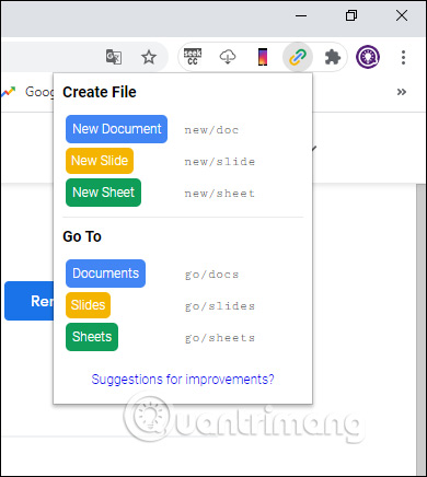 Cách mở và tạo Google Docs bằng phím tắt
