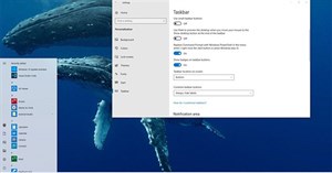 Cách tối ưu hóa không gian thanh Taskbar trên Windows 10