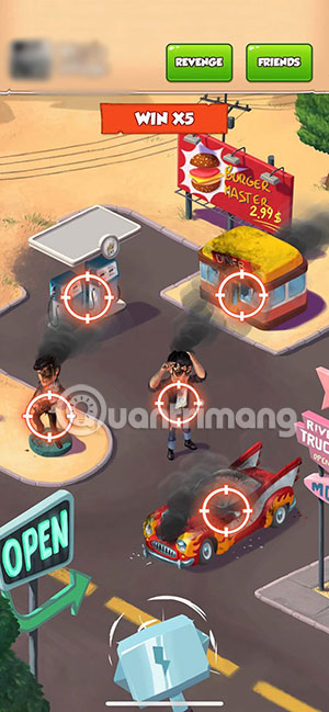 cách chọn người chơi khác để đánh búa sét coin master