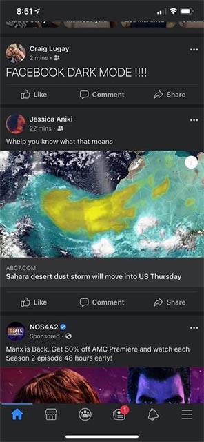 facebook bat dau cap nhat che do dark mode cho ios2*106499