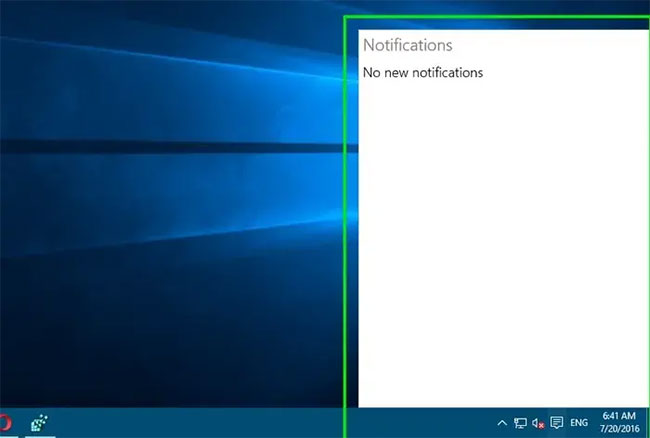 Remove Windows 10 Action Center Sidebar