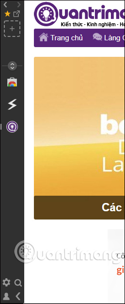 Thanh dọc trình duyệt 