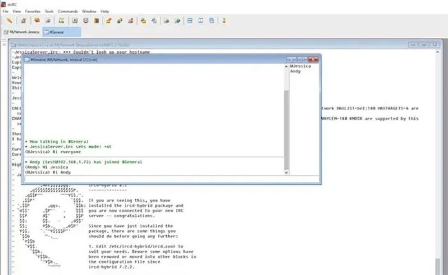 Nhấp vào Add để có thể kết nối với IRC server