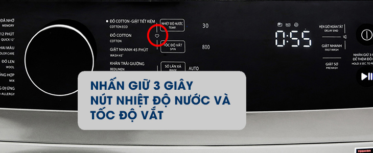 Tính năng cho thêm đồ giặt trên máy giặt Toshiba