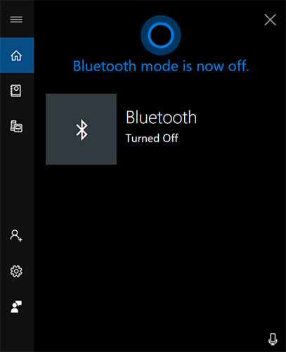 Bluetooth ist ausgeschaltet