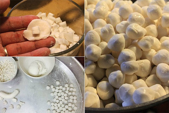 Trân châu trắng nhân dừa