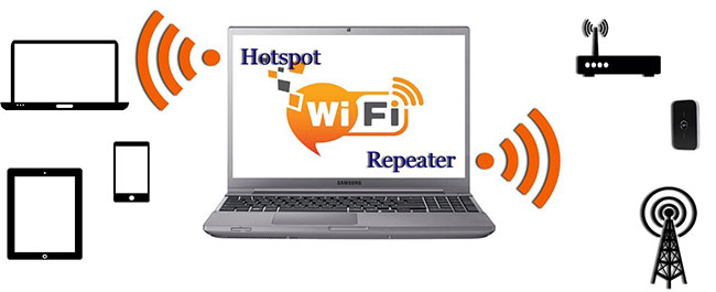 Tăng phạm vi mạng WiFi với phần mềm WiFi extender Connectify Hotspot