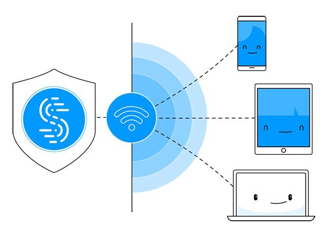 Chia sẻ VPN qua WiFi hotspot