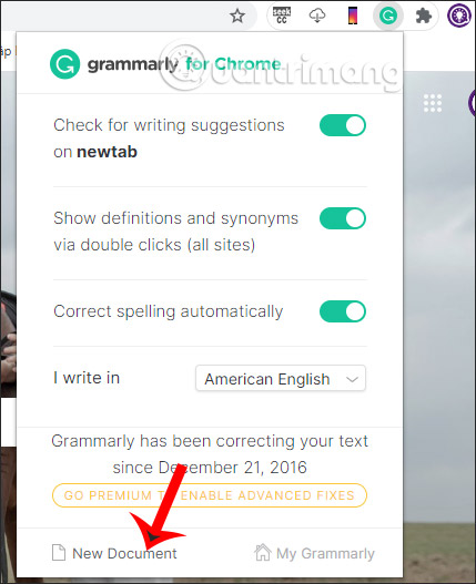 Cách dùng Grammarly kiểm tra chính tả, ngữ pháp tiếng Anh - Ảnh minh hoạ 2