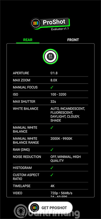 ProShot Evaluator